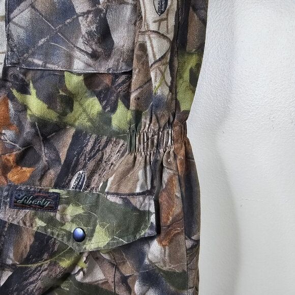 Liberty Realtree Hardwoods Woodland Camo Fleece Lined Hunting Jacket L - Picture 7 of 7